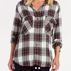 Sanctuary Tartan Boyfriend Shirt